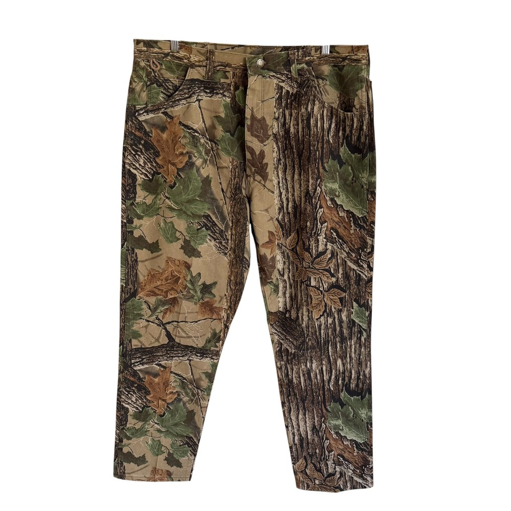 Wrangler Rugged Wear Mens Realtree Camo Pants 40x32 Made in‎ USA 35006EB Cotton